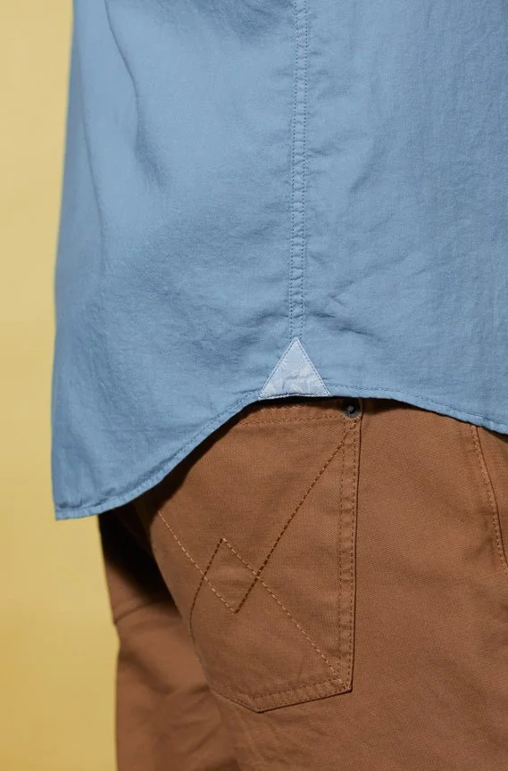 Vicomte A. Clive Light Denim Slim Shirt 100% Cotton