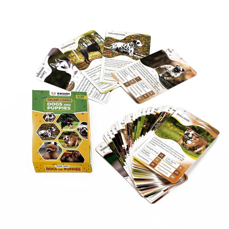 Kaizen MicroLessons Dedicated Deck Card Games (Trumps: Dogs&Pups) - Image 2