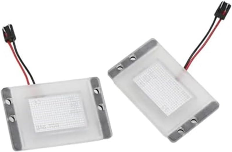 Wivplex 2Pcs Car Tail White License Plate Light - Image 1