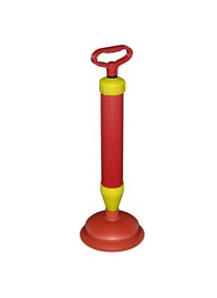 ANCHARA Toilet Cleaner Plunger Air High Pressure Drain Dredger Pump for Bathroom washroom Sink unblock with One Loose and One Push 1 picred Colour  - Image 1