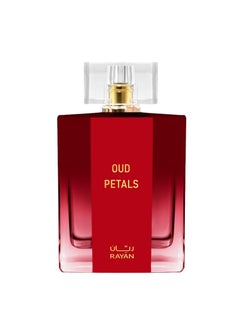 Rayan RAYAN Oud Petals Perfume for Women  Long Lasting Arabian Eau De Parfum 100mL 334 Fl oz Women Perfume with Rose Garden on Musk Oud Bergamot Arabian Jasmine  Ideal Gift for Ramadan  Eid 