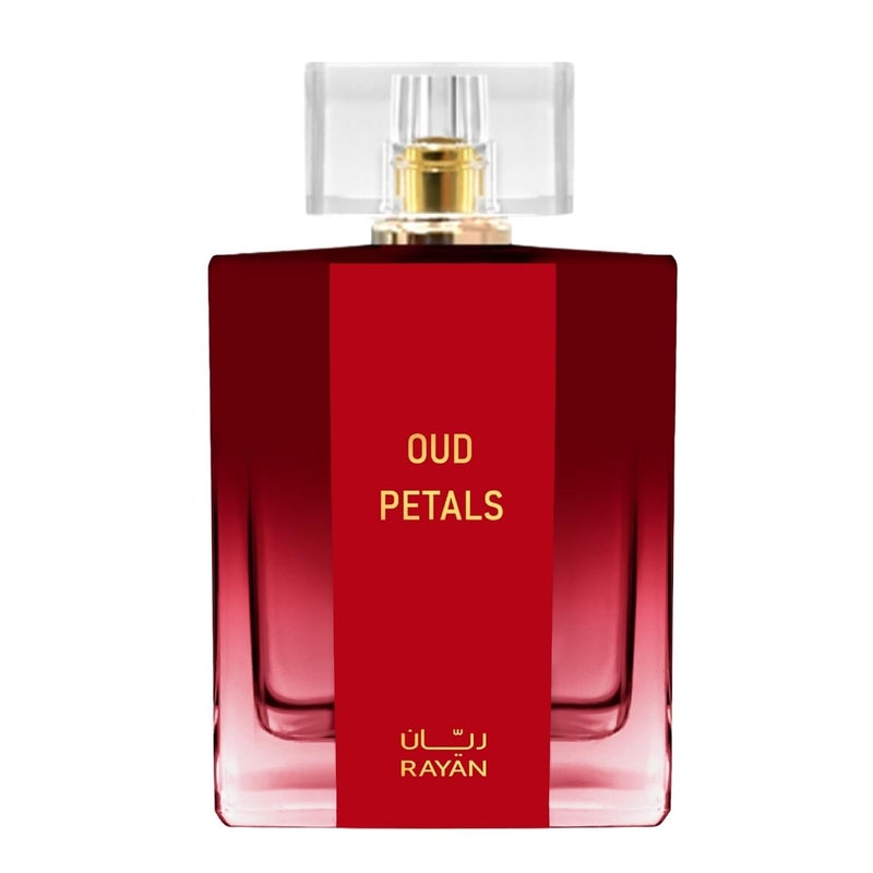 RAYAN Oud Petals Perfume for Women  Long Lasting Arabian Eau De Parfum 100mL 334 Fl oz Women Perfume with Rose Garden on Musk Oud Bergamot Arabian Jasmine  Ideal Gift for Ramadan  Eid