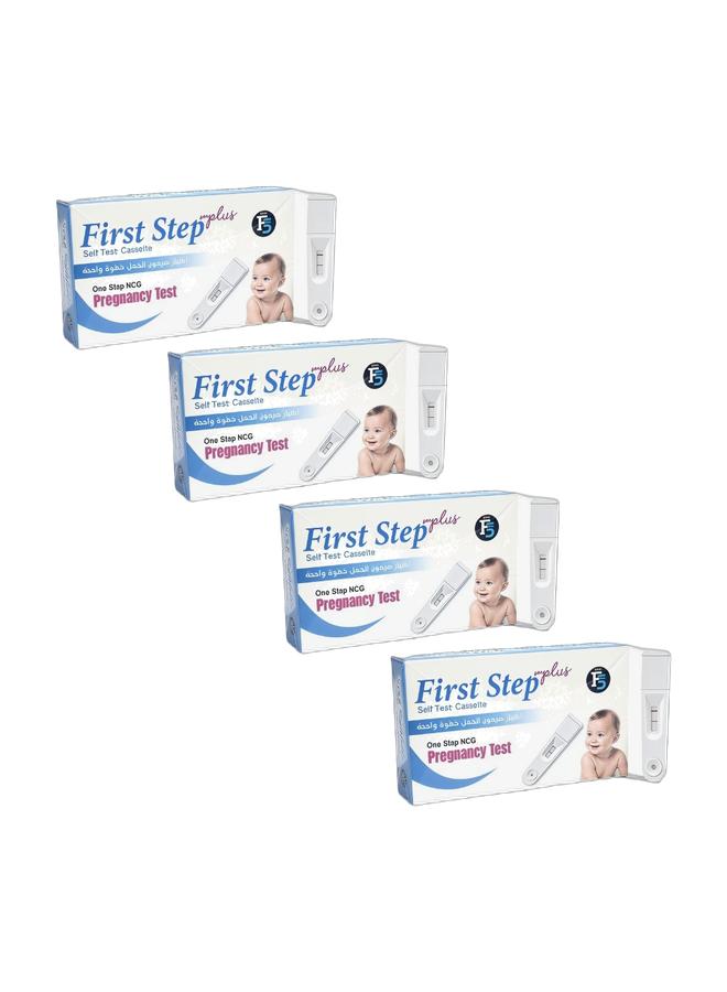 First Step حزمة x 4 اختبار الحمل HCG خطوة أولى - كاسيت خطوة واحدة - Image 1