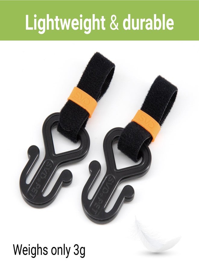 SVD.PET 2PC Dog Poop Bag Holder, Waste Bag Holder, Dog Poop Bag Carrier, Hand Free Holder (Black) - Image 3