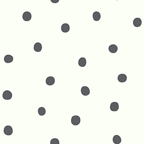 RoomMates RMK9010WP Black Dots Peel and Stick Wallpaper 20.5" x 16.5 feet - Image 5