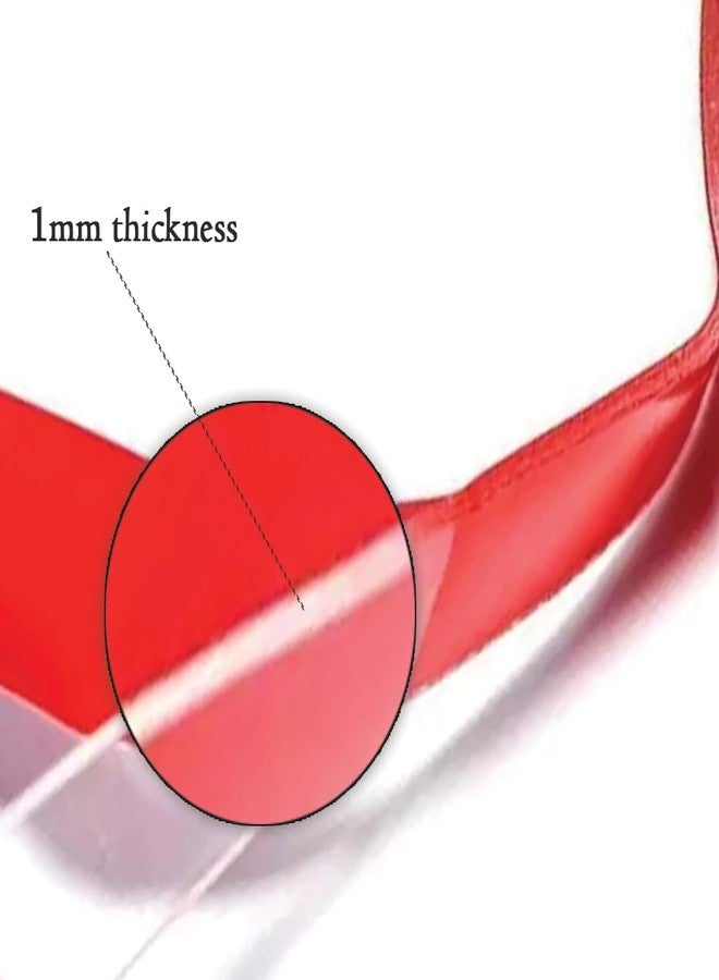 BLUSHIA Red Hair wig tape/Hair Patch Tape/Hair Toupee Tape/Red Double Sided Tape, 20 meters Roll (Red) - Image 3