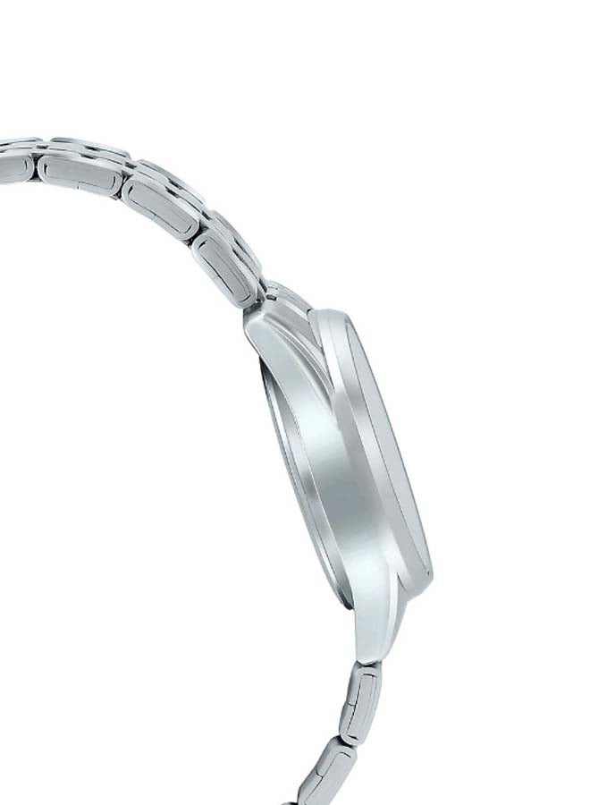 كاسيو ساعة يد بعقارب وسوار من الإستانلس ستيل طراز LTP-1335D-1A2VDF مقاس 30 مم - لون فضي نساء - Image 4