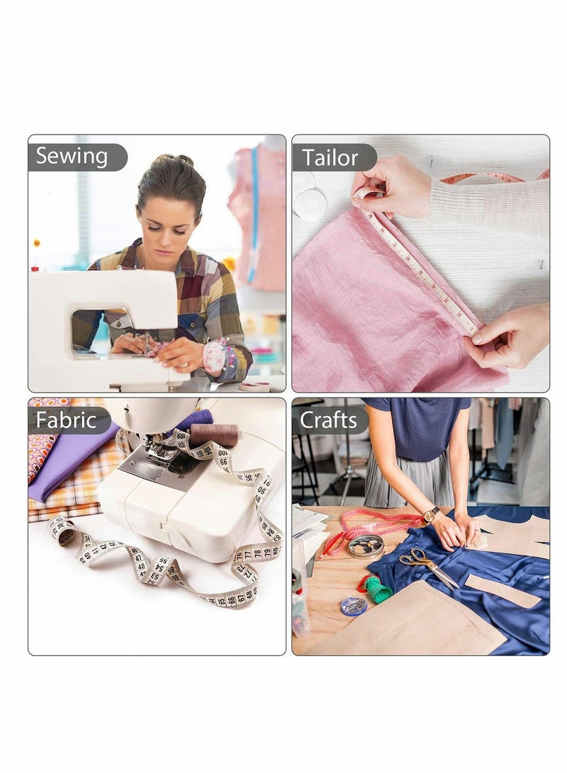 SYOSI 4 Body Measuring Tape 60 Inch Tape Measure, Measuring Tape Tailor Retract Measuring Tape Ergonomic Design Measuring Tapes and Soft Tape Measure for Tailor and Body Measurement - Image 5