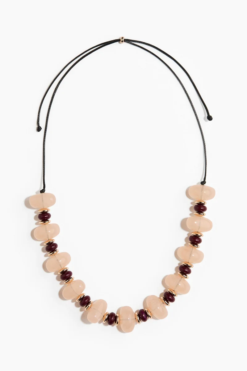 H&M Beaded cord necklace