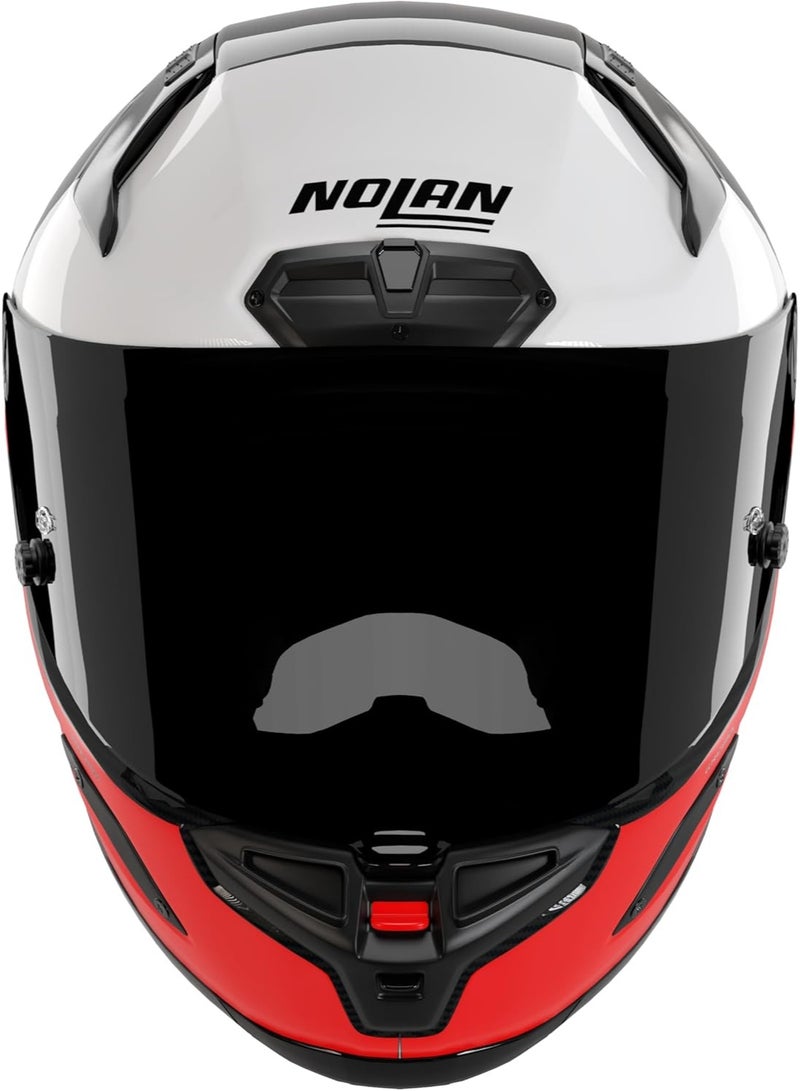 Nolan X-804 RS U.C. BLOCCO CARBON/LAVA GRAY/RED/WHITE GLOSSY Helmet - Image 2
