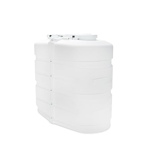 Camco Camper/RV Dual Propane Tank Cover | Features Hinged Top Panel & Custom Molded Design | Fits (2) 30lb Steel Tanks | Protects Propane Tanks During Travel, Camping and More | White (50515) - Image 5