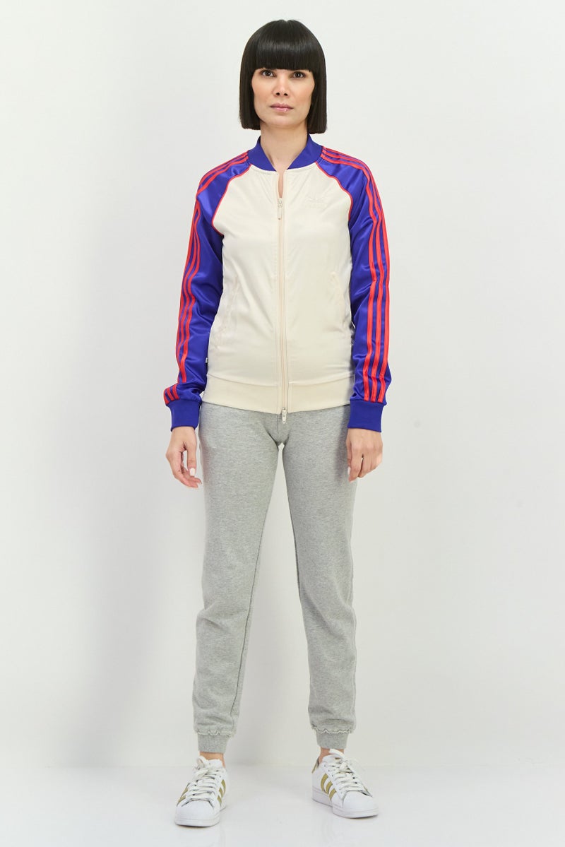 adidas Originals Women Sportswear Fit Long Sleeve Outdoor Jacket, Multicolor - Image 4