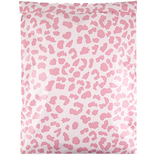 Inspired Mailers - Large Poly Mailers 14.5 x 19-50 Pack - Rose Gold Cheetah Design - Shipping Bags and Mailing Envelopes for Packaging - Image 4