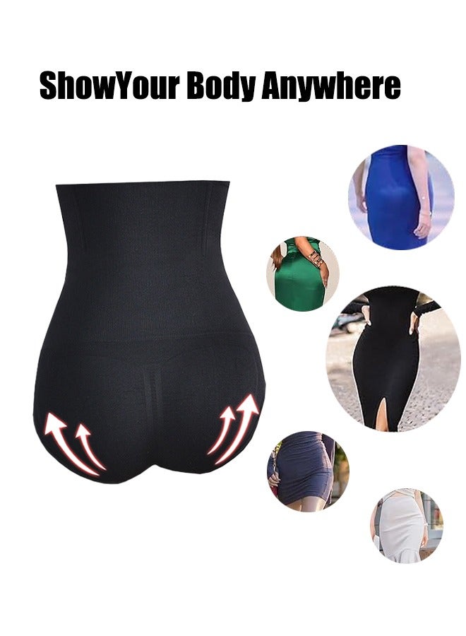 Women Waist Trainer Tummy Control Panties Body Shaper High Waisted Shapewear Briefs Lifter Slimming Corset Seamless High Waist Full Coverage Briefs Soft Stretch Ladies Panties M-L (100-129 kg) - Image 3