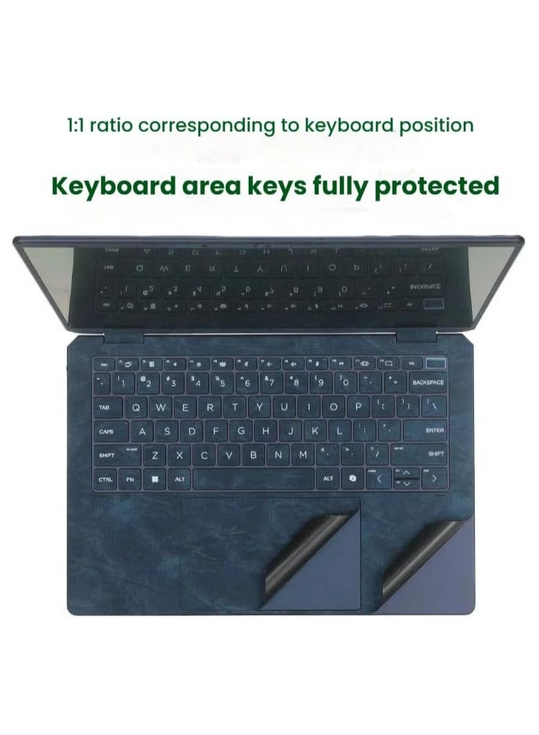 general Laptop Sticker Cover Compatible 14-inch  OmniBook Ultra Flip 2-in-1 (14-FH) 2024 Scratch Resistant Sticker 3-Sided Leather Laptop Film - Image 3