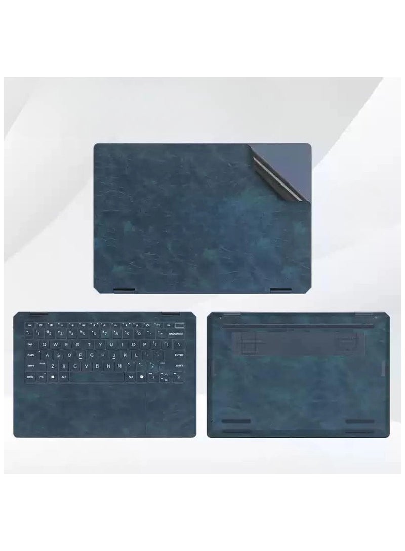 general Laptop Sticker Cover Compatible 14-inch  OmniBook Ultra Flip 2-in-1 (14-FH) 2024 Scratch Resistant Sticker 3-Sided Leather Laptop Film - Image 1