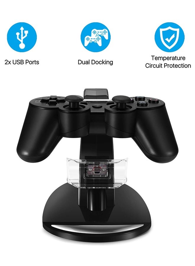 PS5 Controller Charging Station, PS5 Controller Charger for PlayStation 5 DualSense Controller, USB Type-C PS5 Charger Stand with LED Indicator - Image 2