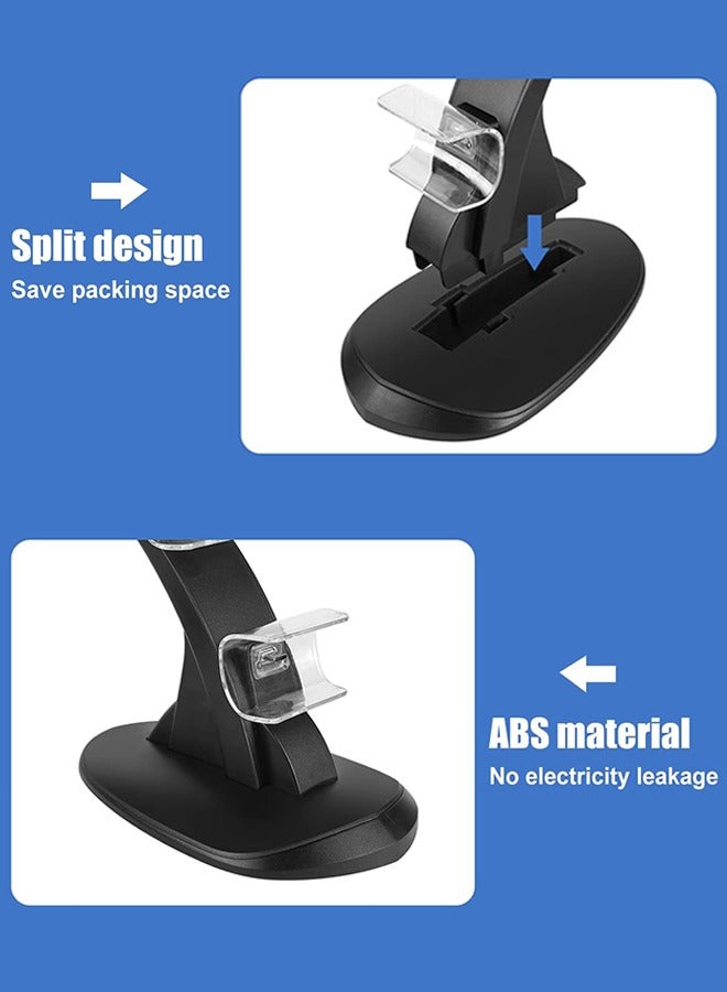 PS5 Controller Charging Station, PS5 Controller Charger for PlayStation 5 DualSense Controller, USB Type-C PS5 Charger Stand with LED Indicator - Image 5