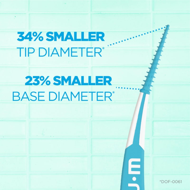 GUM Soft-Picks Advanced- Tight, Easy to Use Dental Picks for Teeth Cleaning and Gum Health, Disposable Interdental Brushes with Convenient Carry Case, Dentist Recommended Dental Picks, 60ct(3pk) - Image 5