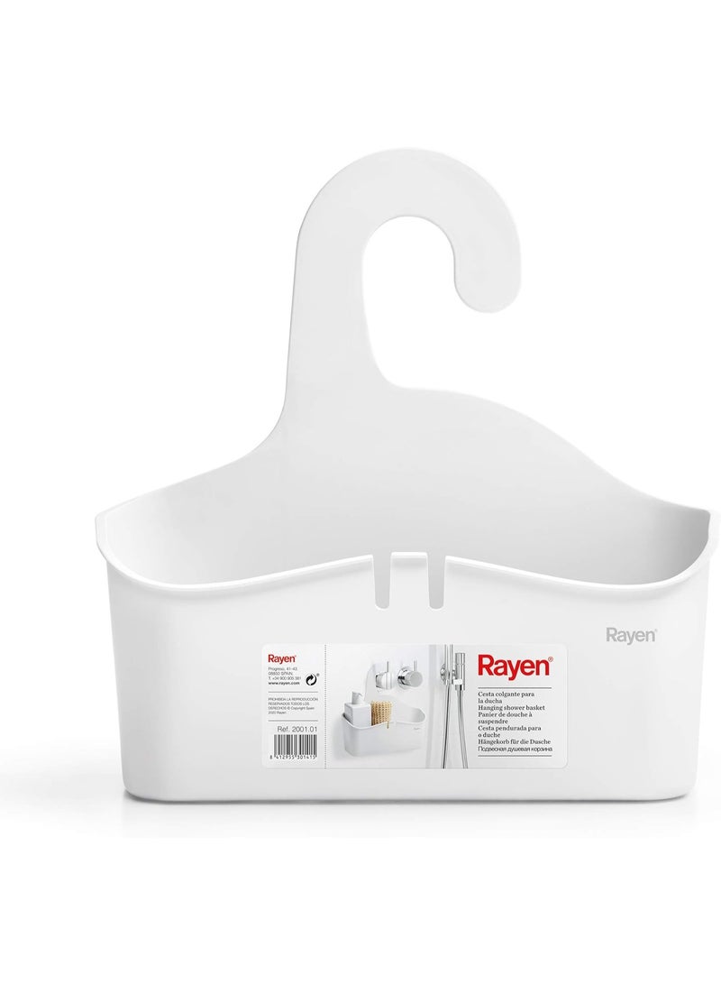 ريان سلة حمّام معلقة Rayen – تصميم عملي مع فتحات تصريف (28×8×28 سم) - Image 3