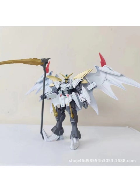 Domestic Gundam Model Hand-made Assembled Toys MG1/100 Free 2.0 HG1/144 Unicorn Funding Banshee-Color:6602B Hell Death White