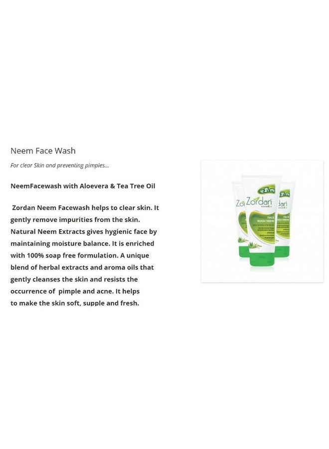 ZORDAN NEEM FACE WASH (120ML*2) (PACK OF 2)… - Image 2