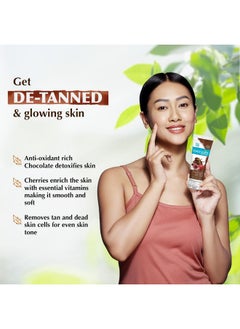 Everyuth Naturals Tan Removal Chocolate&Cherry Scrub|D Tan,Detoxify&Cleanse|Paraben Free|Antioxidant Choco&Multi-Vitamin Cherries|For Oily,Dry,Normal,Combination&Sensitive Skin - 100G (Pack Of 2)  - Image 3