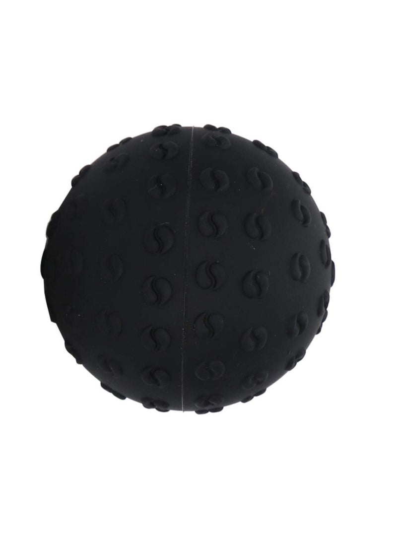 SYOSI - Massage Lacrosse Balls Therapy for Sore Muscles Shoulders Neck Back Foot Body Deep Tissue Trigger Point Muscle Knots Yoga and Myofascial Release Black - Image 1