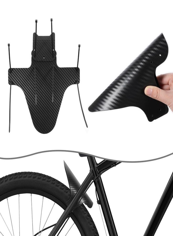 salbsever 2 Sets Mountain Bike Fender Rear and Front Compatible Bicycle Mudguard Adjustable 29" Plus Size with 15 Cable Ties for Fat Bike Wheel Sizes and All Disc Brake Bicycles - Image 5
