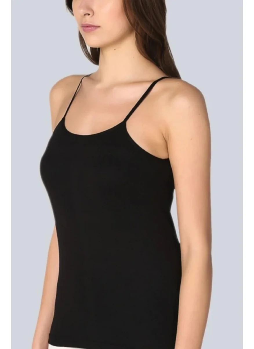 Tutku Women 3-Pack Cotton Rib Rope Suspended Singlet
