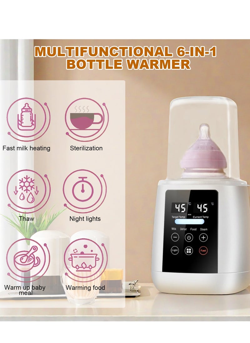 Multifunctional Baby Bottle Warmer, 6-in-1 Fast Baby Keep Warm, Baby Food Heater, 6-in-1 Multi-Functional Baby Bottle Warmer, Fast Baby Milk Warmer for Breast Milk Baby Food, LCD Display - pzsku/ZCC249816A3E316403C68Z/45/_/1729060122/29760d35-8cf9-4c98-b730-78729b75fb09