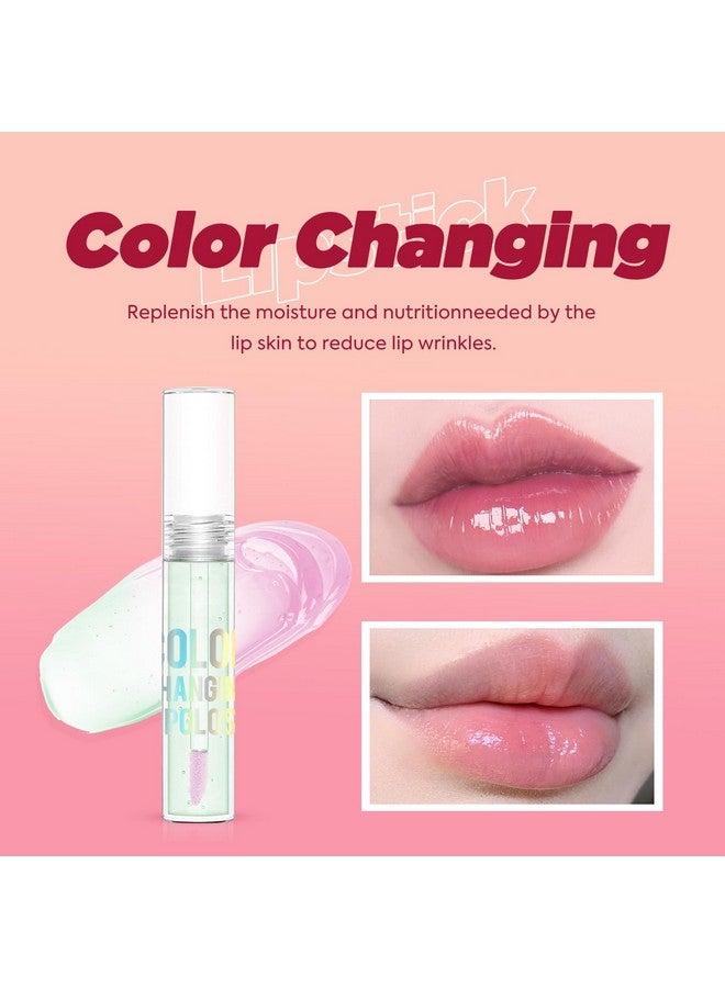 VIOLA HOUSE Color Changing Lip Gloss Ph Lip Tinted High Gloss Lipstick Waterprooflong Lasting Lip Care. 5G - Image 3