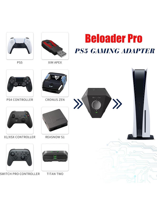 Beloader - Pro Adapter To Keyboard And Mouse For Ps5 All Games With Multiple Marco Assist For Cronus - Image 1
