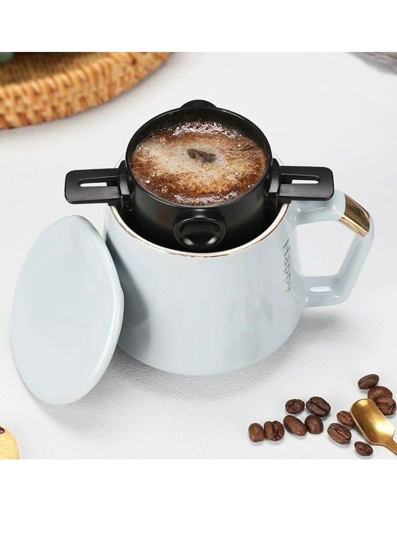 Generic 1-Pack Black  Stainless Steel Coffee Filter, Portable Coffee Maker For Office, Camping And Travel  - Image 5
