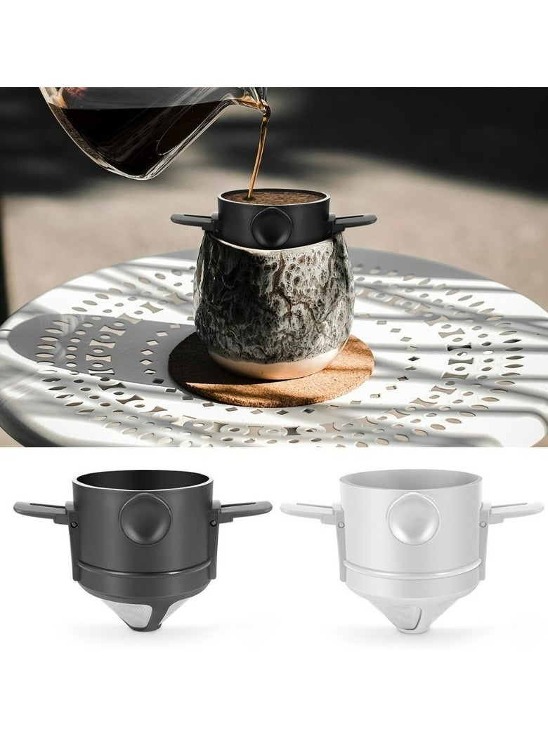 Generic 1-Pack Black  Stainless Steel Coffee Filter, Portable Coffee Maker For Office, Camping And Travel  - Image 3