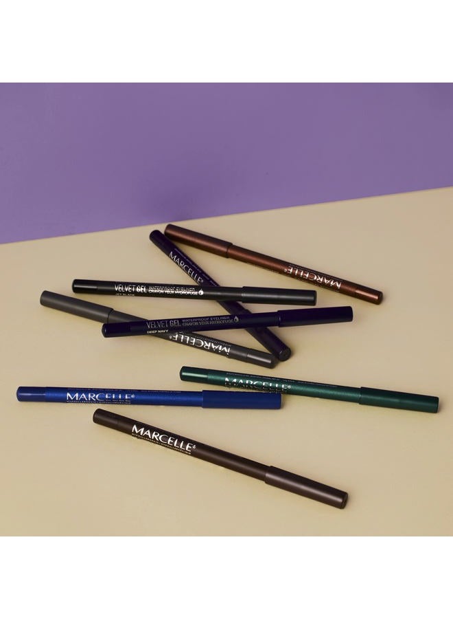 Marcelle Velvet Gel Waterproof Eyeliner, Jet Black, Hypoallergenic and Fragrance-Free, 0.04 oz - Image 2