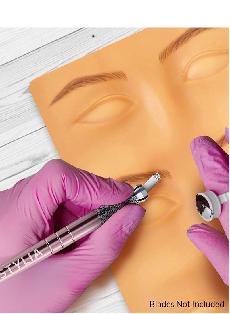 Excefore 3 Pcs 3D Microblading Practice Skin for Eyebrows - Image 3
