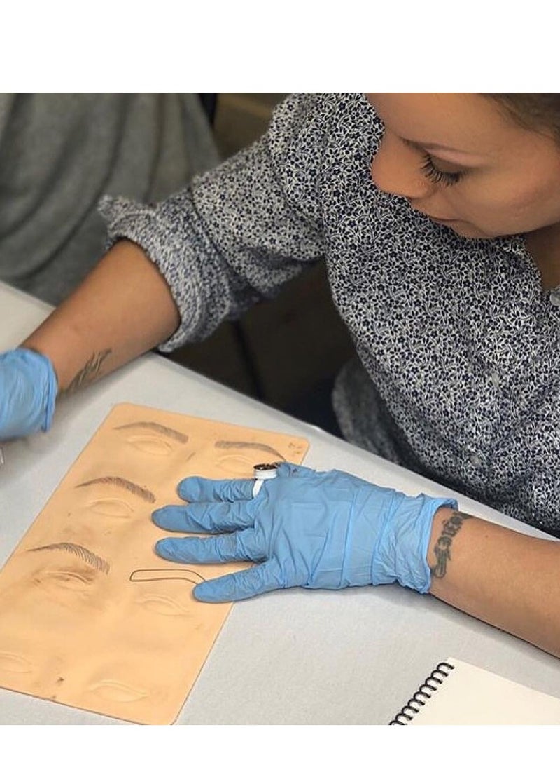 Excefore 3 Pcs 3D Microblading Practice Skin for Eyebrows - Image 5