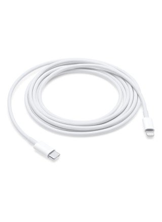 USB-C to Lightning cable, 1 meter long, strong performance and fast charging, white - pzsku/ZCC24E702928305E915DCZ/45/_/1701888876/ac6345a4-5a9f-48fc-ace7-a1f2d47c54dc