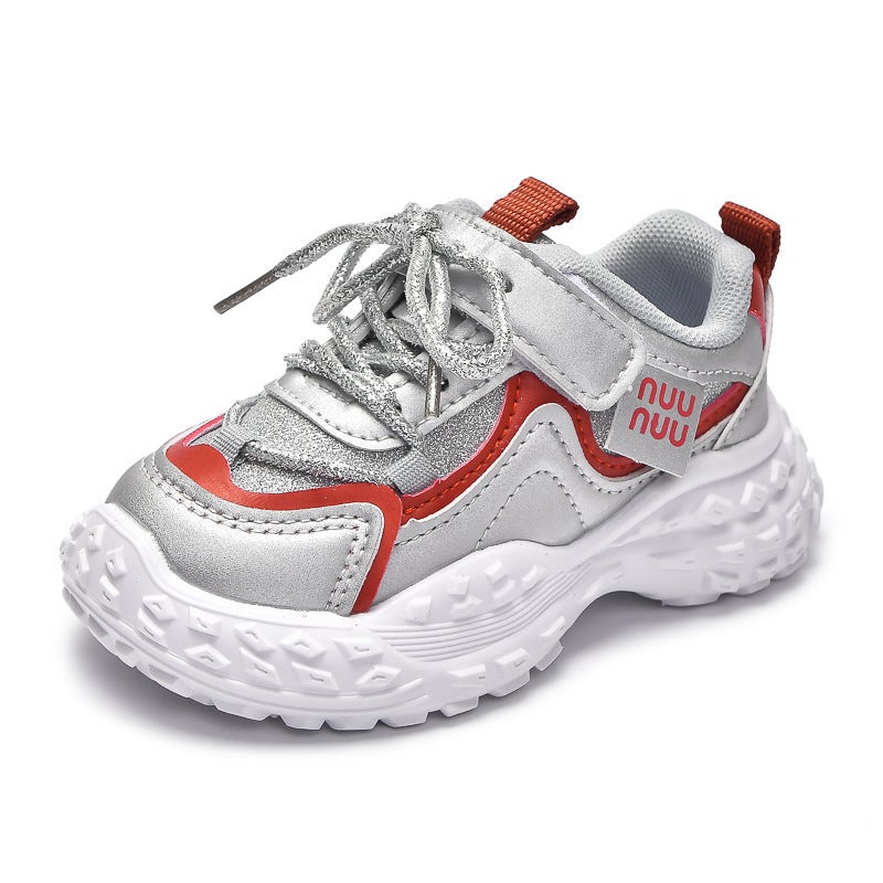 Mesh Sneakers Lightweight Flexible Sole Walking Shoes For Kids Indoor And Outdoor Activities - Image 1