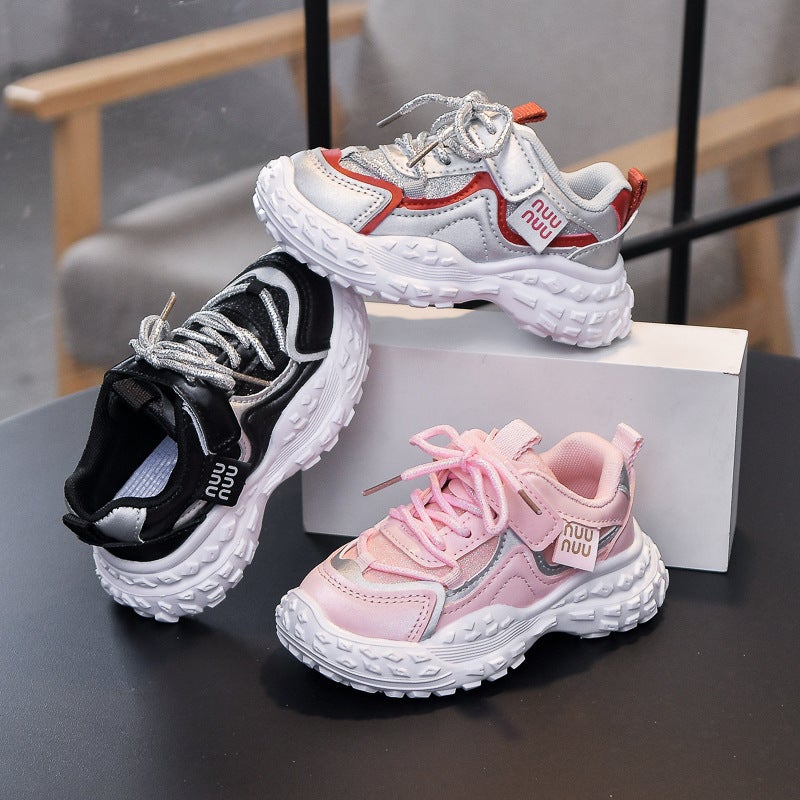 Mesh Sneakers Lightweight Flexible Sole Walking Shoes For Kids Indoor And Outdoor Activities - Image 3