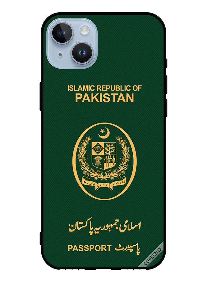 Covernex Protective Case Cover For Apple iPhone 14 Plus Pakistan Passport Pattern - Image 1