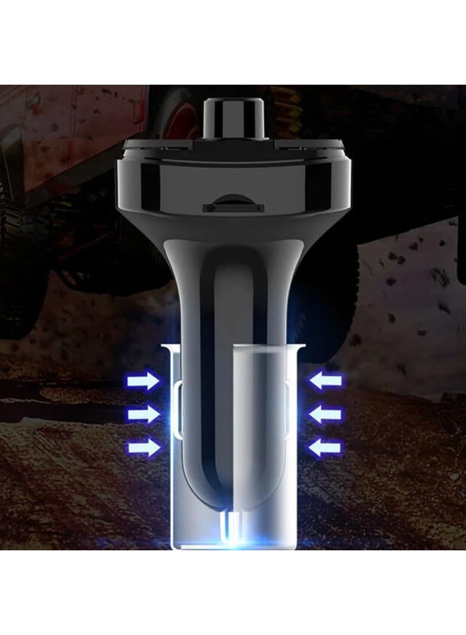 Yesido Car Charger 43W Fast Charging PD + QC3.0 | Bluetooth FM Transmitter | Hands-Free Calling | USB & Type-C Ports | LED Display | Compatible with All Vehicles - Image 3