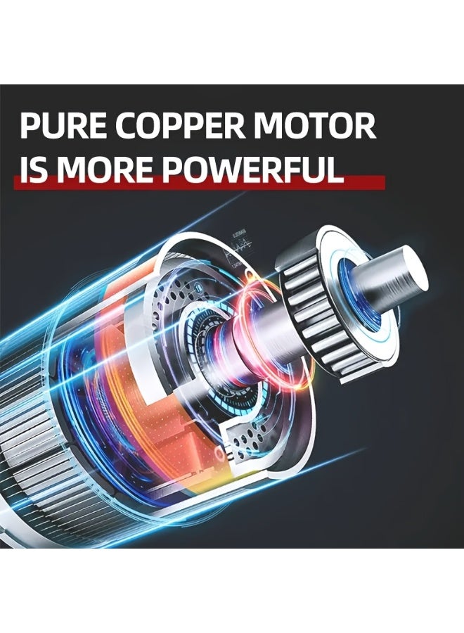 Buffer Polishing Waxing Machine, Variable Speed Car Polisher 600-3700 RPM with Detachable Handle/2pcs Sponge Pads/1pc Self-Adhesive Disc/1pc Wool Pad/Wrench for Multi-Purpose Use - Image 4