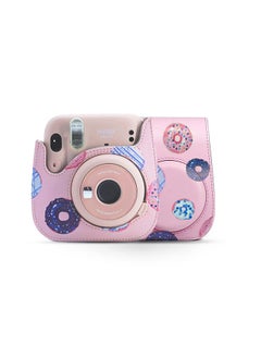 O Ozone Case for Fujifilm Instax Mini 11/12 Case PU Leather Instant Camera Cover with Adjustable Strap- Rings  - Image 1