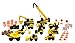CAT Construction Toys Little Machines Mega Set 40 Pieces with XL Crane Excavator 10 Mini Vehicles Road Signs Cones Boulders Barricades IndoorOutdoor STEM Toy for Kids Ages 3 - Image 3