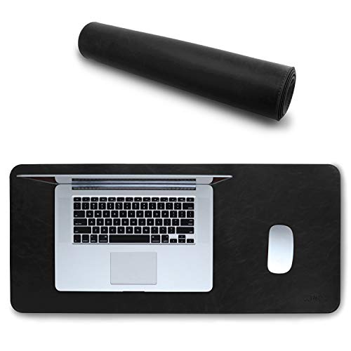 Londo Leather Extended Mouse Pad Large Desk Mat for Office Gaming Smooth Writing Surface NonSlip Base Durable Stylish Workspace Accessory