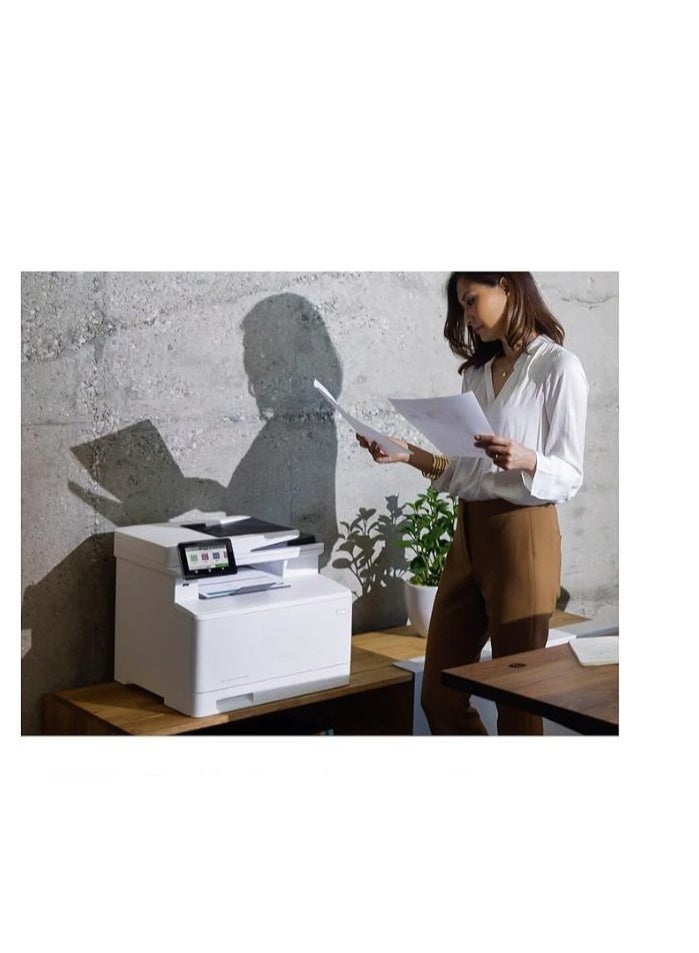 Color Laser Multifunction Printer, Wireless Print Scan Copy Fax, Duplex Office Printer for Home and Business Use - Image 4