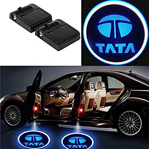Automaze Wireless Car Welcome Logo Shadow Projector Ghost Lights Kit Compatible for Tata Cars (Pack of of 2) - Image 2