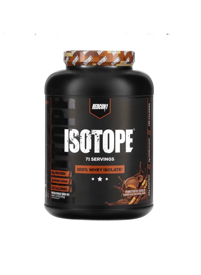 REDCON1 Redcon1 Isotope 100% Whey Isolate Peanut Butter Chocolate 5.34 lb  - Image 1